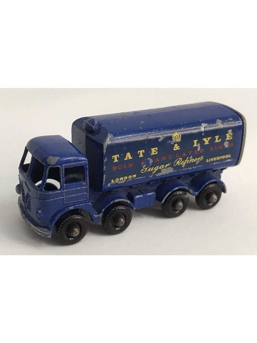 Vintage Lesney Matchbox Foden 15 Ton Sugar Container No 10 Blue England